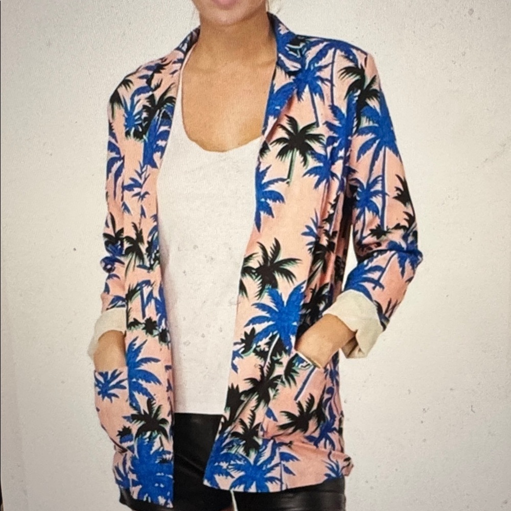 Missguided Tropical Palm Tree Blazer